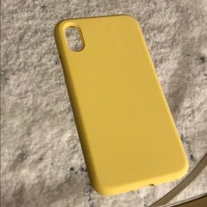 Yellow iPhone X Case